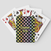Jeu De Cartes Motif Pois Rainbow (dos)