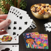 Jeu De Cartes Motif psychédélique (In Situ)