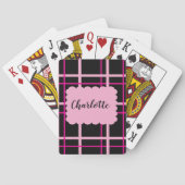 Jeu De Cartes Motif rayé cool (dos)