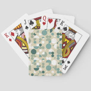 Jeu De Cartes motif rétro Abstrait