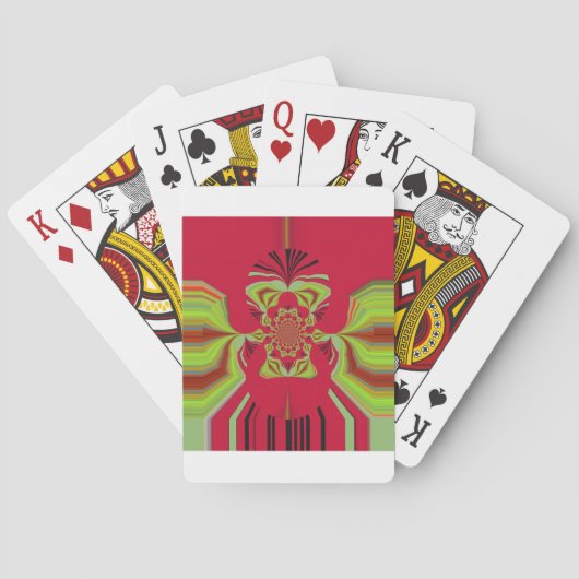 Jeu De Cartes Motif rouge Hakuna Matata (dos)
