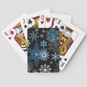 Jeu De Cartes Motif Snowflake