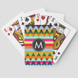Jeu De Cartes Motif tendance Chevron Stripes #16