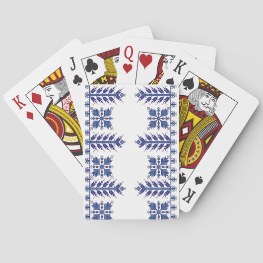 Jeu De Cartes Motif traditionnel, Motif traditionnel roumain T-S (dos)