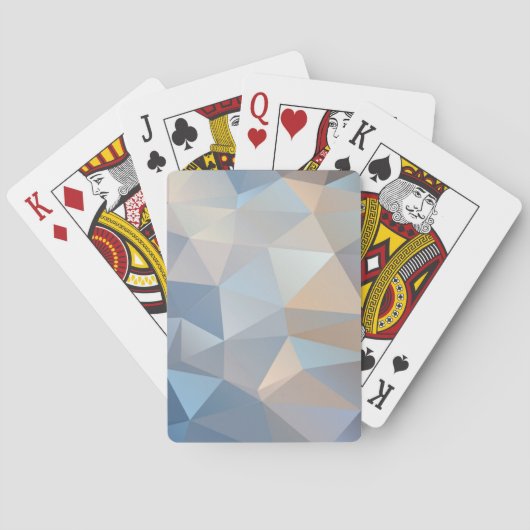 Jeu De Cartes Motif triangle Abstrait cool (dos)