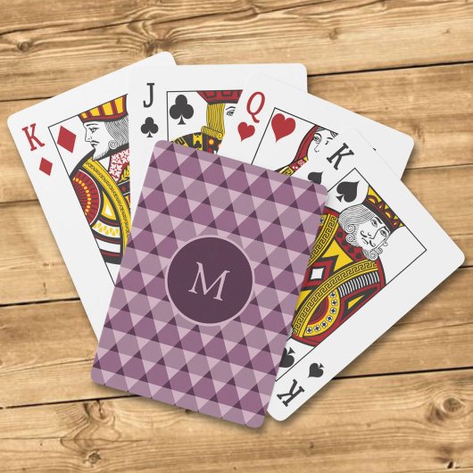 Jeu De Cartes Motif triangles