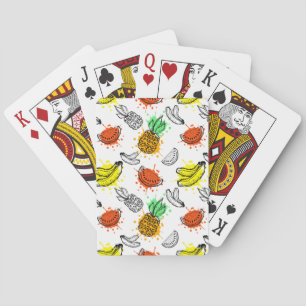 Jeu De Cartes Motif vectoriel transparent