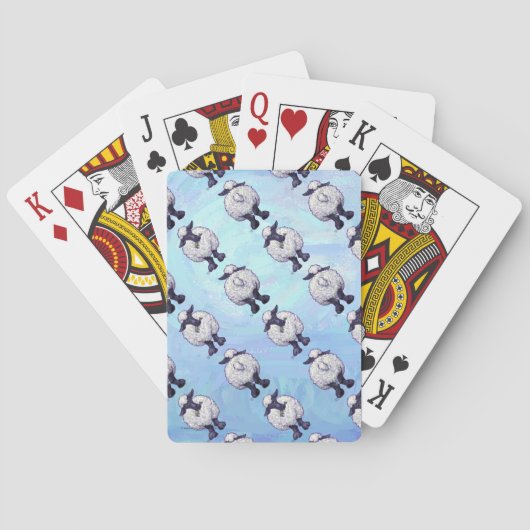 Jeu De Cartes Motifs du mouton (dos)