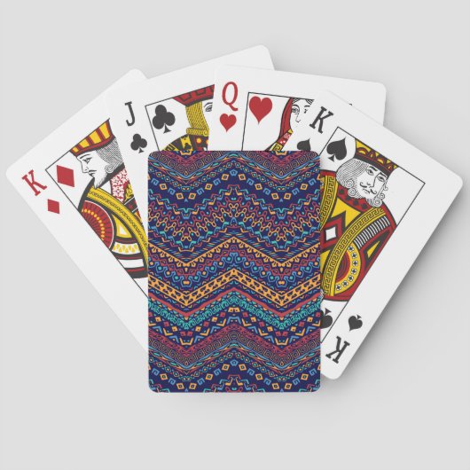 Jeu De Cartes Motifs ethniques (dos)