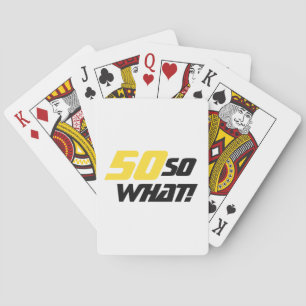 Jeu De Cartes Motivationnel moderne 50 alors quoi / 50e annivers