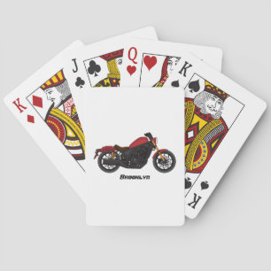 Jeu De Cartes moto de style croiseur cool
