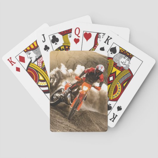 Jeu De Cartes Motocross Rider (dos)