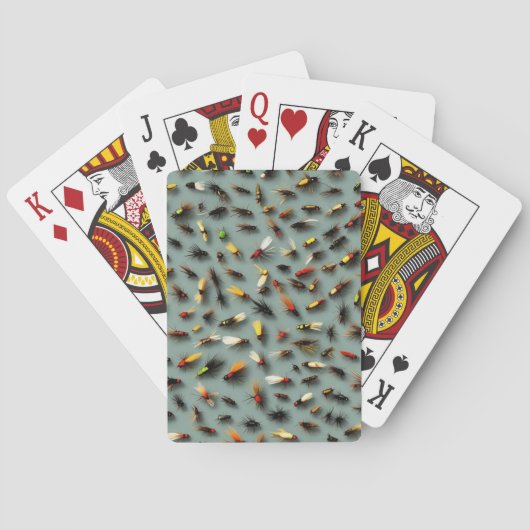 Jeu De Cartes Mouches de pêche (dos)