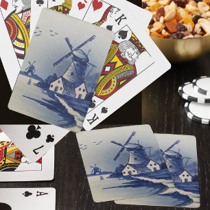 Jeu De Cartes Moulin blanc blanc blanc vintage