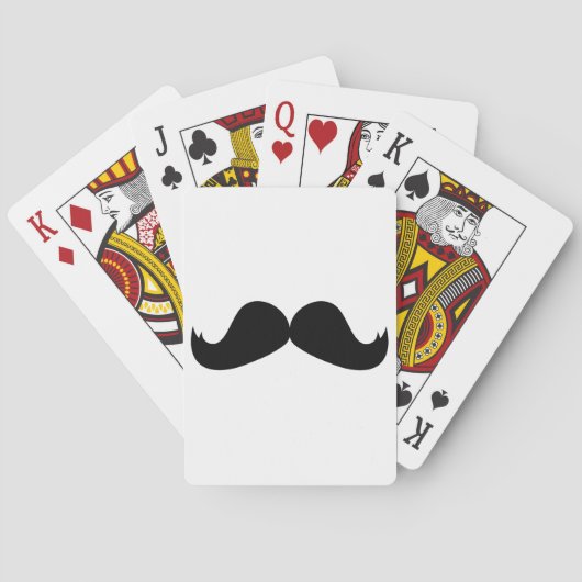 Jeu De Cartes Moustache Jouer aux cartes (dos)