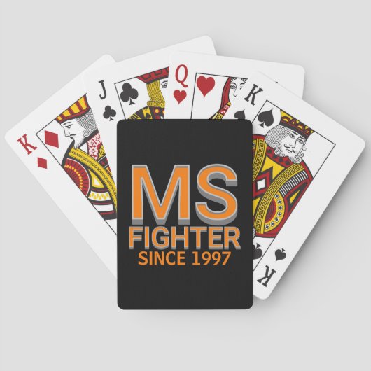 Jeu De Cartes MS Fighter (dos)