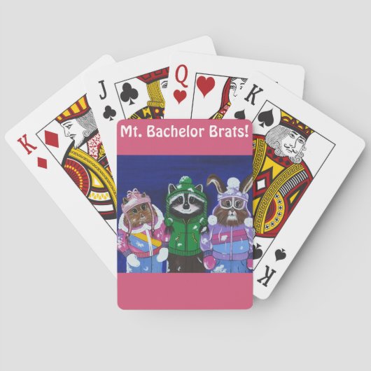 Jeu De Cartes Mt. Bachelor Brats (dos)