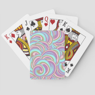 Jeu De Cartes Multicolor Swirls Pattern