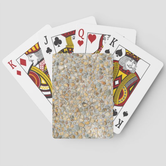 Jeu De Cartes Mur de galets rustique (dos)