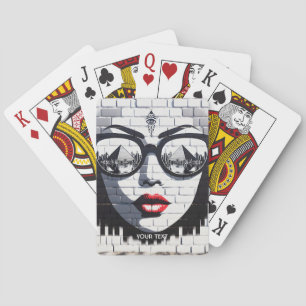 Jeu De Cartes Mur de visage fantaisiste en Égypte