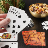 Jeu De Cartes Mur en briques fissurées (In Situ)