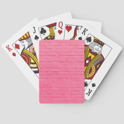 Jeu De Cartes Mur en briques peintes (dos)