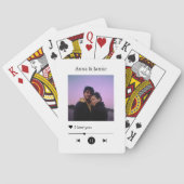 Jeu De Cartes Musique Chanson Couple Saint Valentin Anniversaire (dos)
