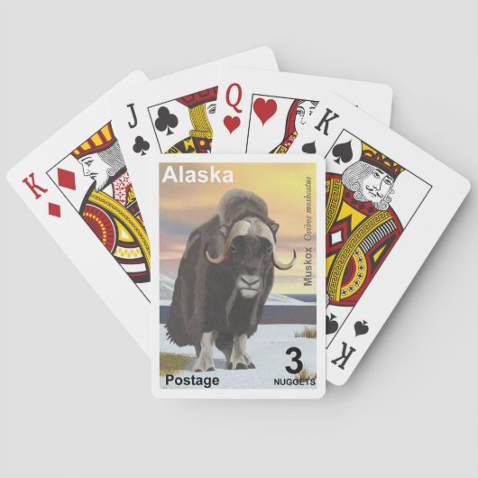 Jeu De Cartes Muskox (dos)