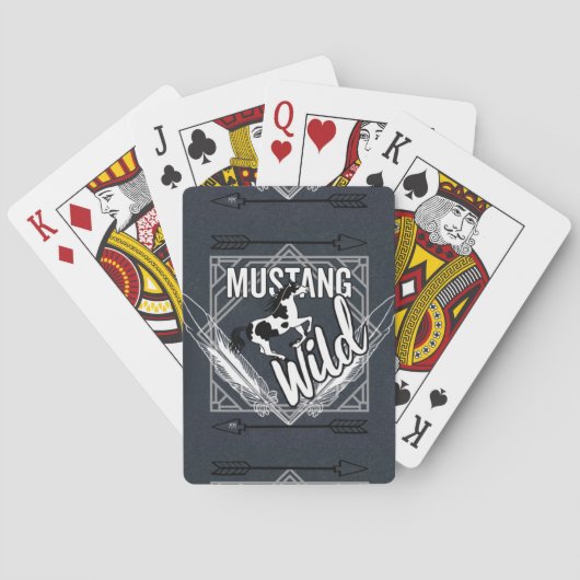 Jeu De Cartes MustangWild Jouer des cartes (dos)