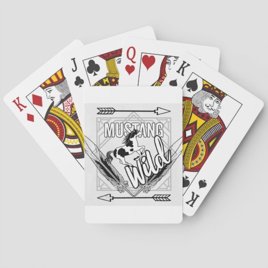 Jeu De Cartes MustangWild Jouer des cartes (dos)