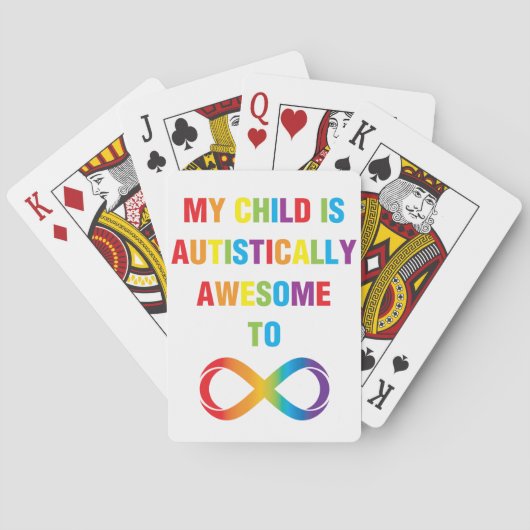 Jeu De Cartes My Child Autistically (dos)