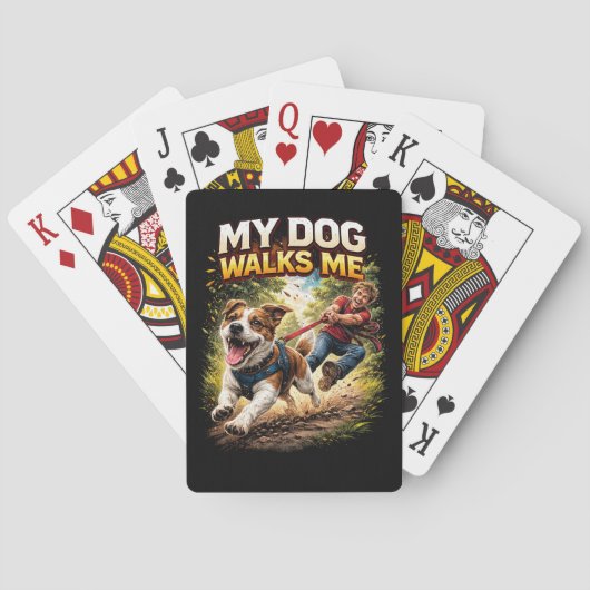 Jeu De Cartes My Dog Walks Me (dos)