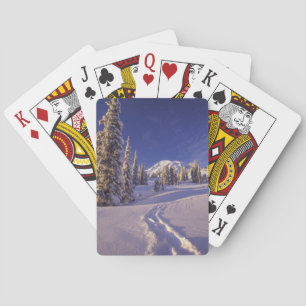 Jeu De Cartes NA, États-Unis, Washington, Mt. Rainier NP, raquet