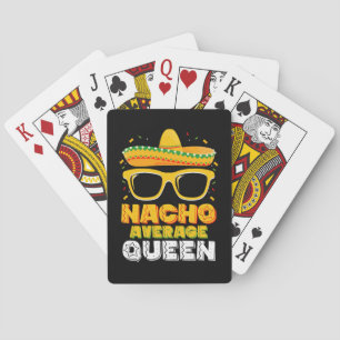 Jeu De Cartes Nacho Moyenne Queen Girl Famille Cinco De Mayo