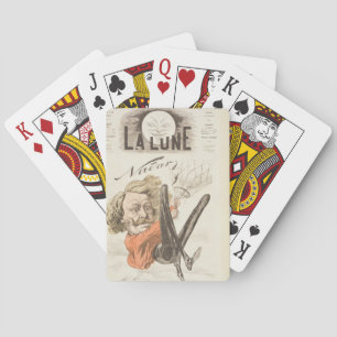 Jeu De Cartes Nadar (1820-1910) page de titre de 'La Lune', publ