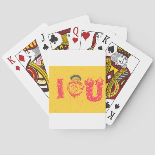 Jeu De Cartes Nakupenda - I Love U Swahili Mot Texte Signifiant (dos)