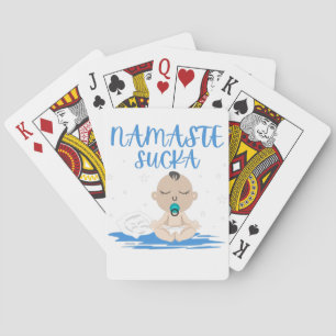Jeu De Cartes NAMASTE SUCKA drôle bébé yoga zen master