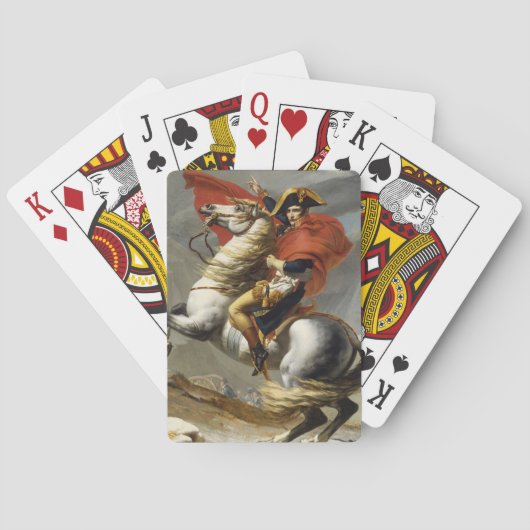 Jeu De Cartes Napoléon traversant le Grand-Saint-Bernard (dos)