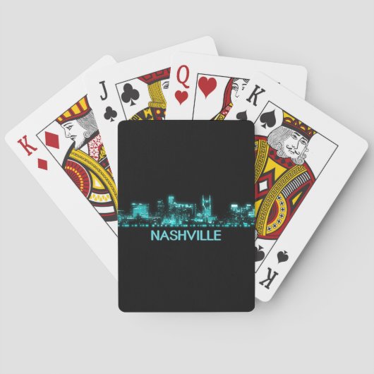 Jeu De Cartes Nashville Skyline (dos)