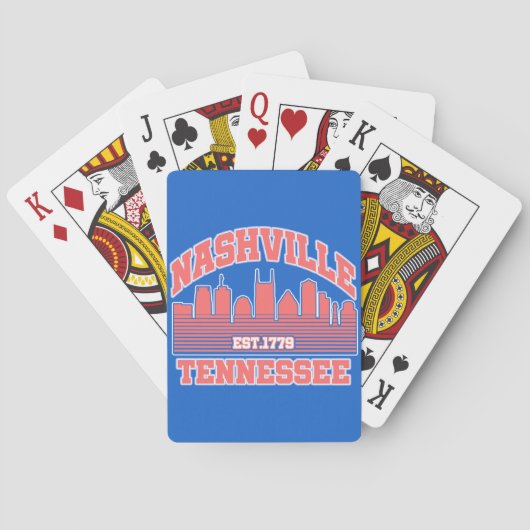 Jeu De Cartes Nashville, Tennessee (dos)