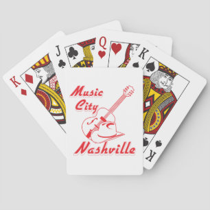 Jeu De Cartes Nashville. Ville de musique