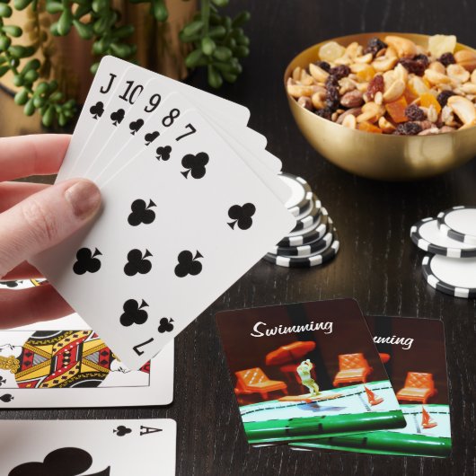 Jeu De Cartes Natation (In Situ)