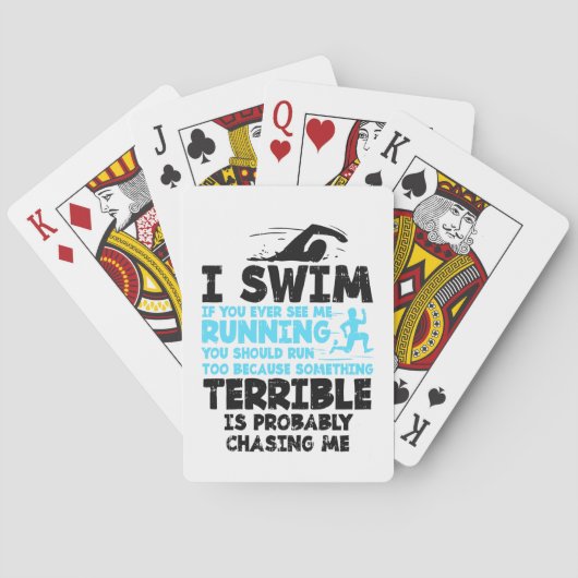 Jeu De Cartes Natation - Je nage (dos)