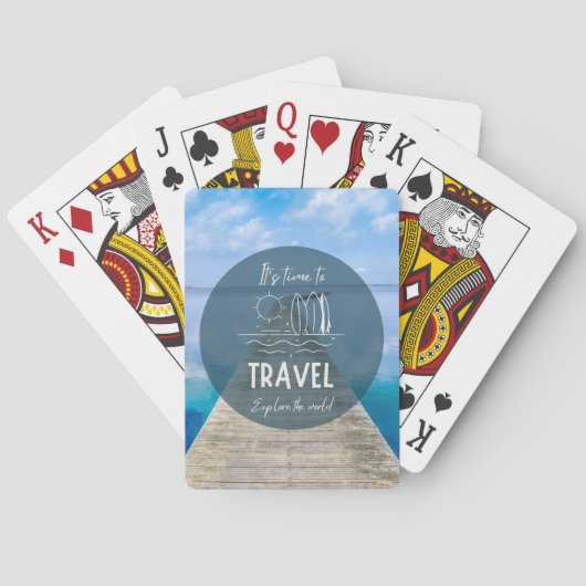 Jeu De Cartes Nature Il est temps de voyager Citation (dos)