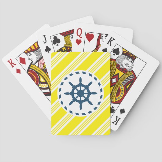 Jeu De Cartes Nautical design (dos)