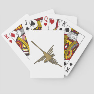 Jeu De Cartes Nazca Lines Hummingbird Faux Broderie Imprimer