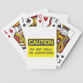 Jeu De Cartes Ne Marchez Pas Sur Le Panneau Convoyeurs (dos)
