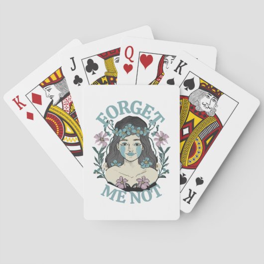 Jeu De Cartes Ne m'oubliez pas (dos)