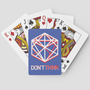 Jeu De Cartes Ne pensez pas jouer aux cartes
