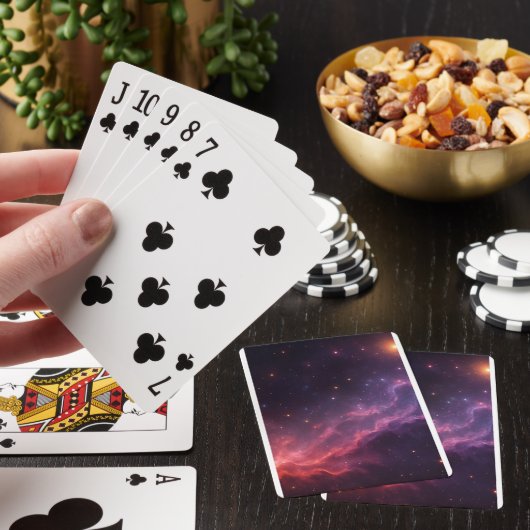 Jeu De Cartes Nebula violette (In Situ)